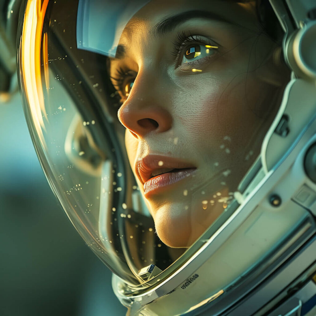 Futuristic Space Exploration Art
